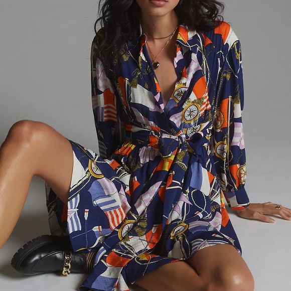 Maeve Mini Shirtdress - Picture 2 of 16